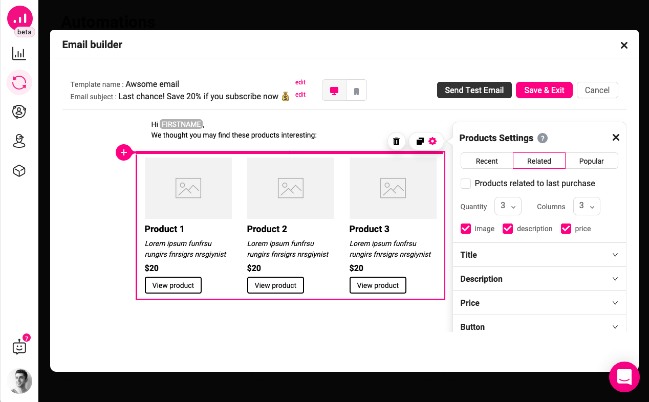 send engaging emails - personalized newsletter