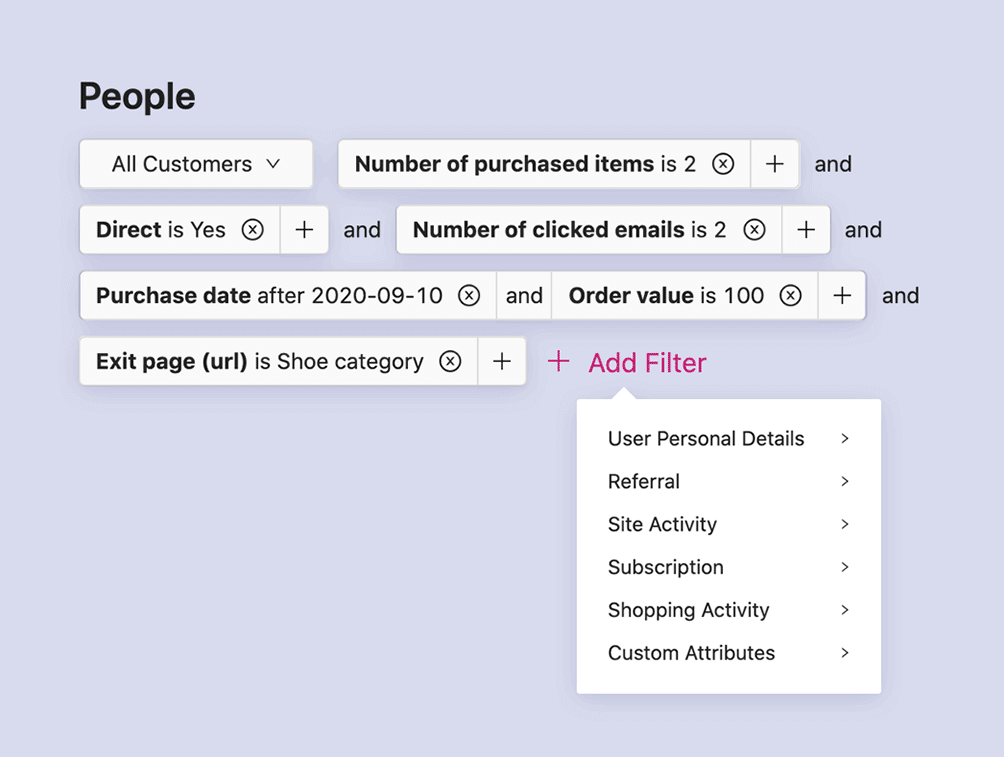 email marketing strategy - segment subscribers
