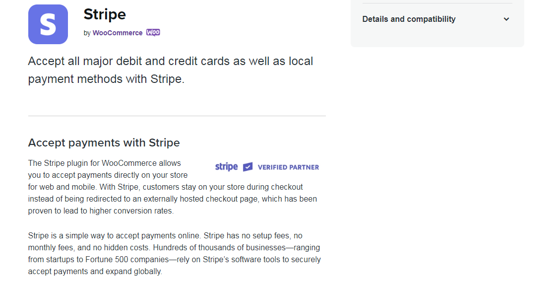 Stripe for WooCommerce