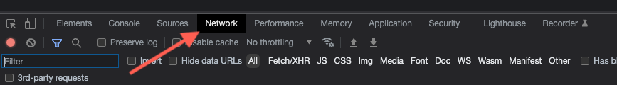 Chrome Network Options