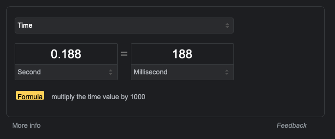 Google Conversion seconds to milliseconds