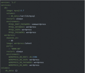 yaml file
