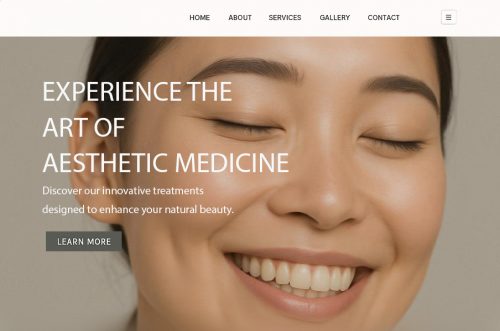 medspa website design wordpress
